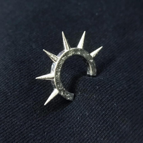 SPIKES - Boucles d'oreille à piques - Palladium