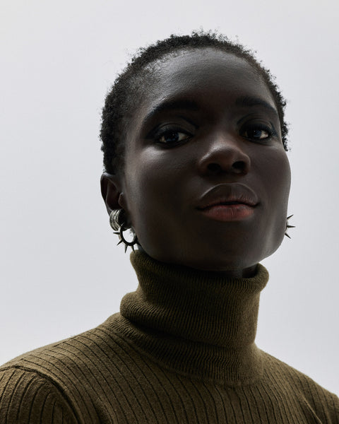 SPIKES - Boucles d'oreille à piques - Palladium