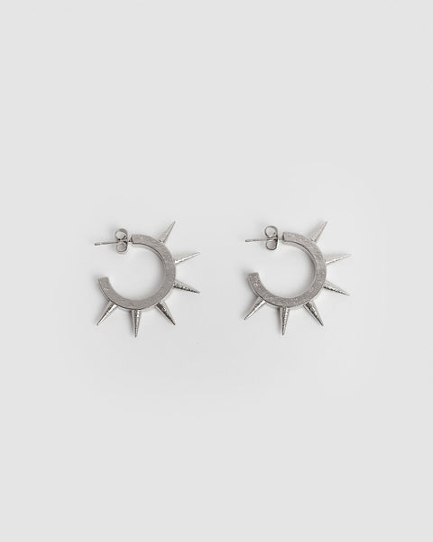 SPIKES - Boucles d'oreille à piques - Palladium