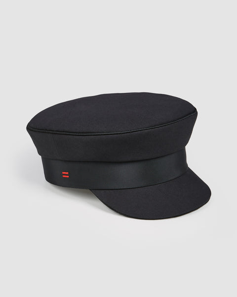 DEBBIE - BLACK MILITARY CAP