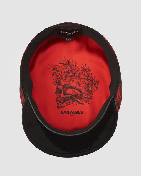 IGGY - RED TARTAN CAP