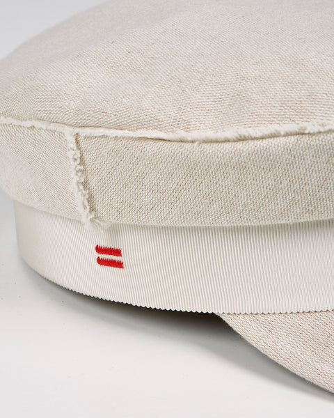 NANCY - OFF WHITE MILITARY CAP
