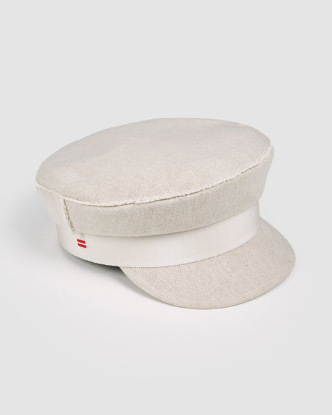 NANCY - OFF WHITE MILITARY CAP