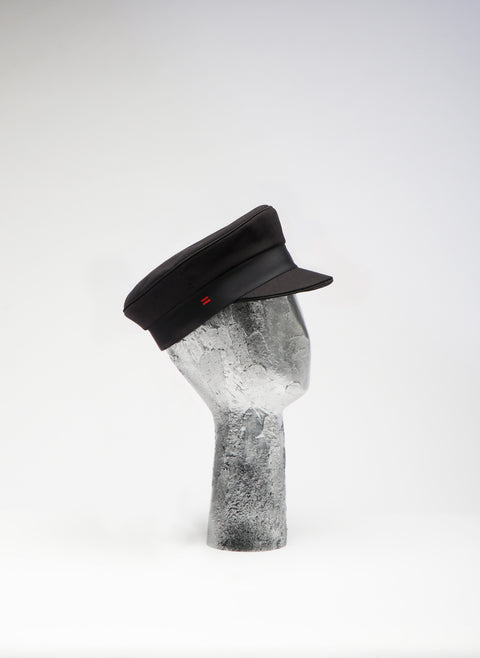 DEBBIE - BLACK MILITARY CAP