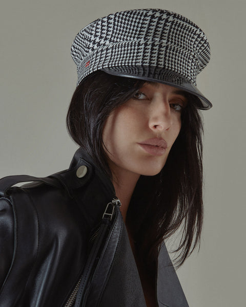 ZIGGY - HOUNDSTOOTH BAKER BOY CAP