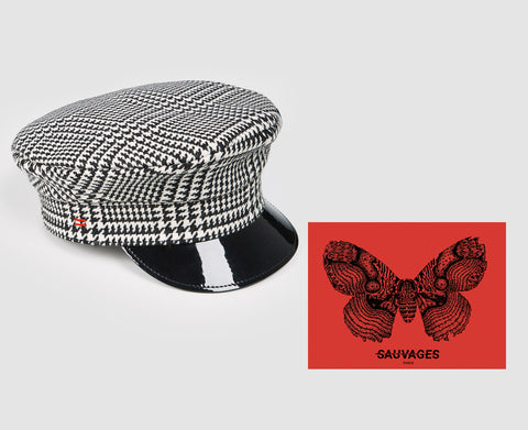 ZIGGY - HOUNDSTOOTH BAKER BOY CAP
