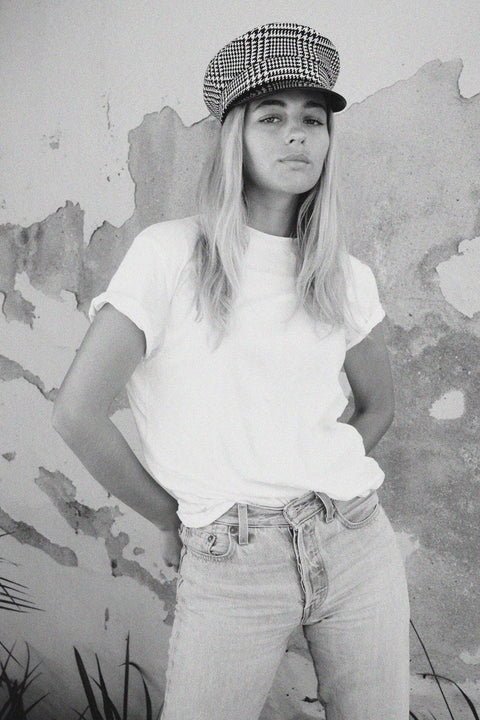 ZIGGY - HOUNDSTOOTH BAKER BOY CAP