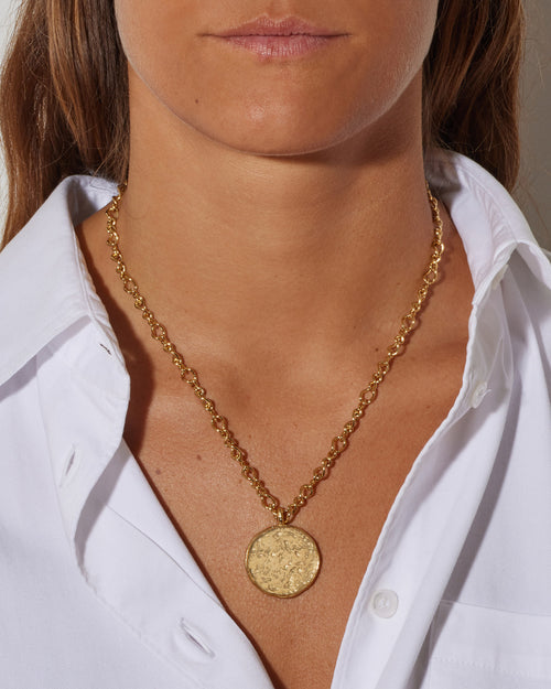 NEIL- Locket necklace - Gold