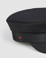 DEBBIE - BLACK MILITARY CAP